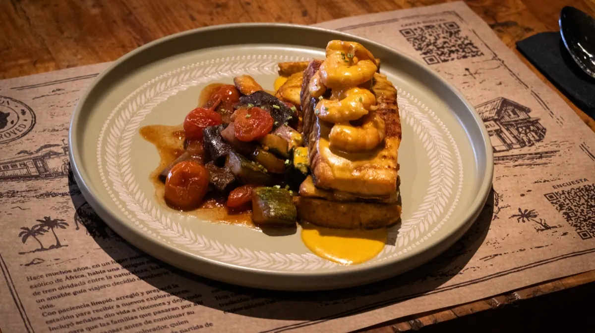 Plato del menú Karibu